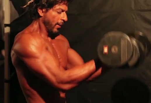 Shahrukh Khan Workout and Diet for Happy New Year